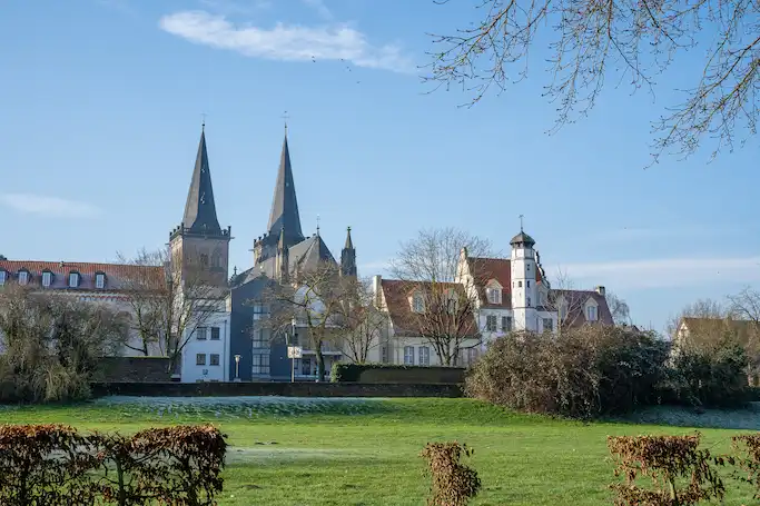 Blick auf die Stadt Xanten