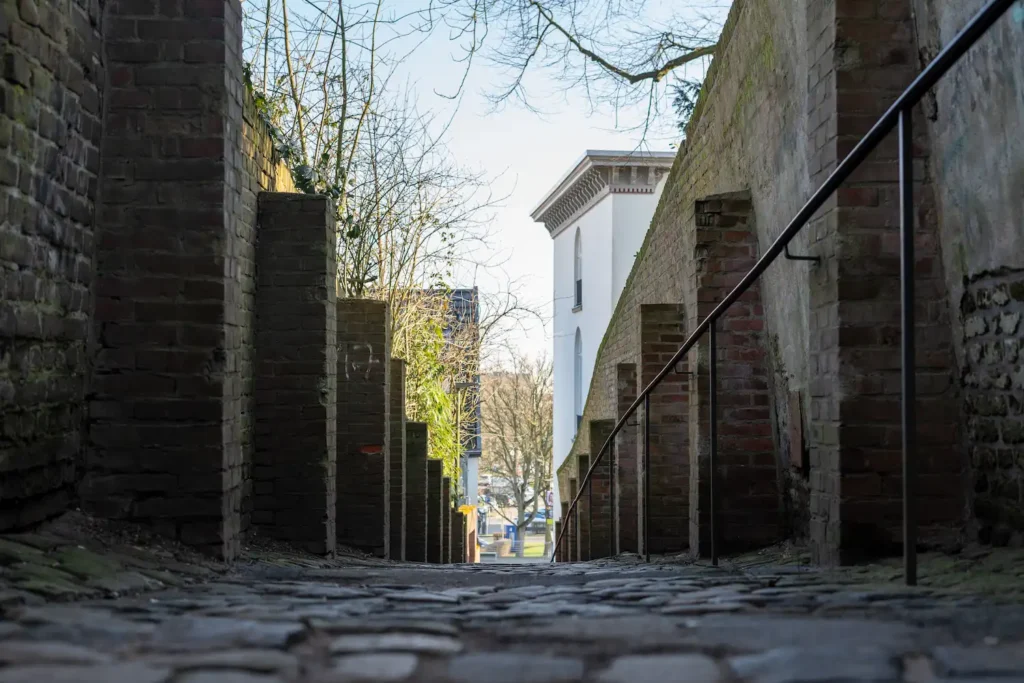 Weg in der Stadt Kleve