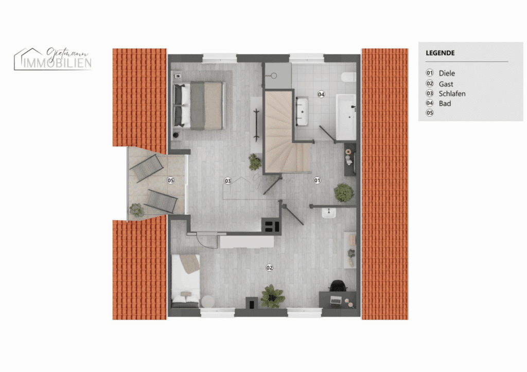 Grundriss Obergeschoss