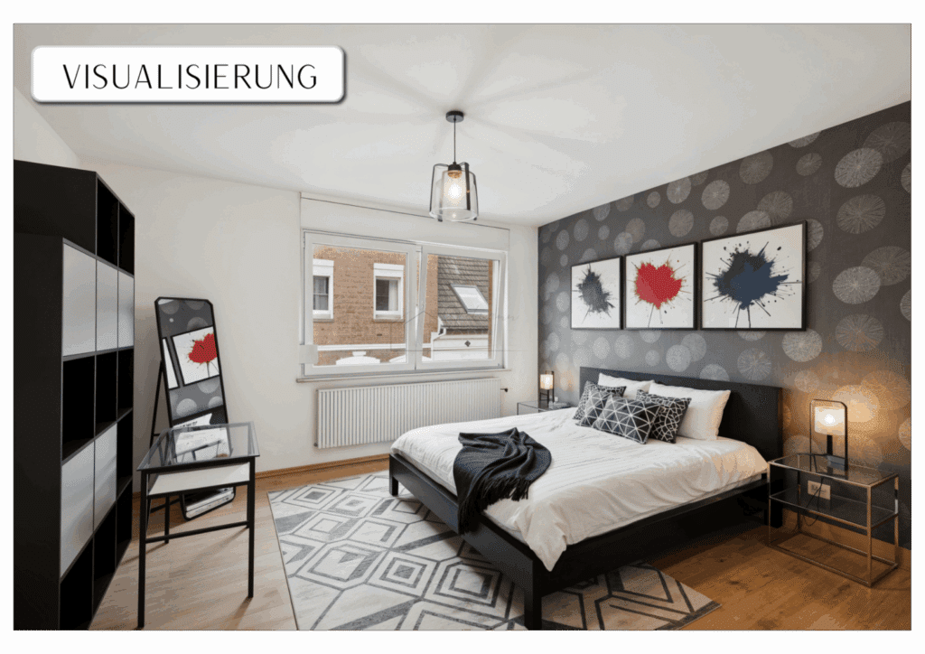 Schlafzimmer - Visualisierung