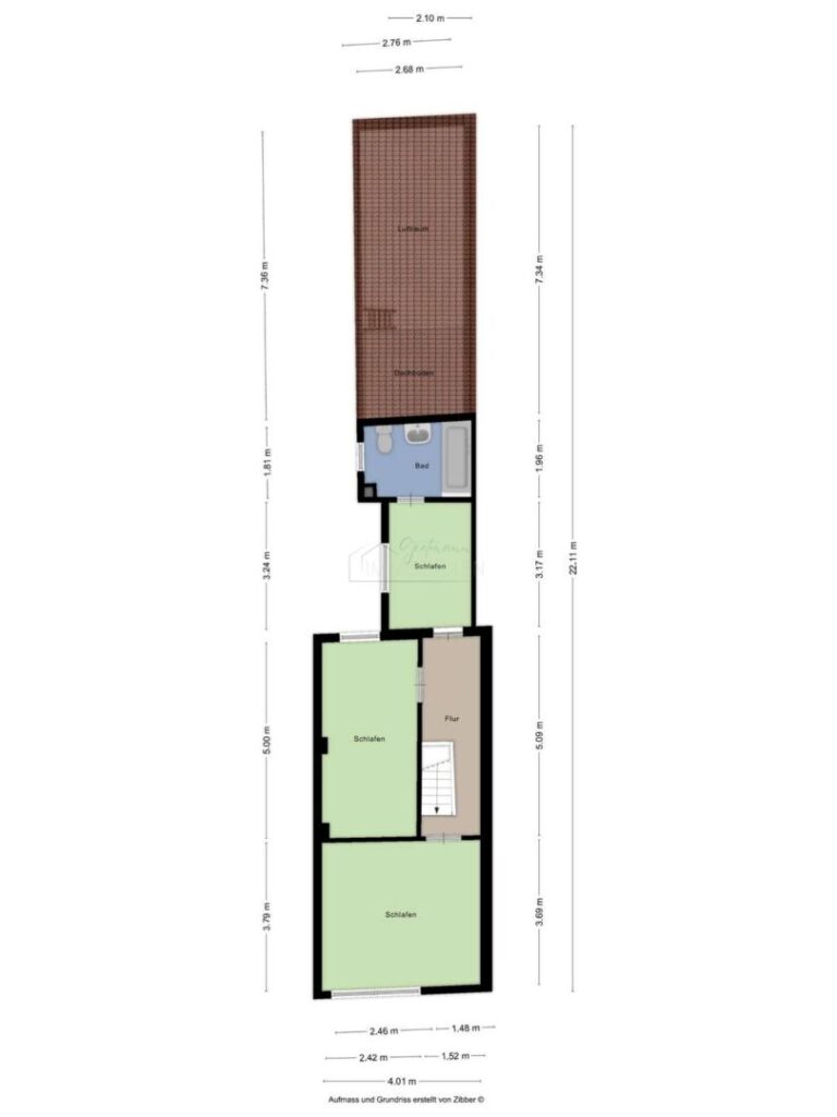 Grundriss Obergeschoss
