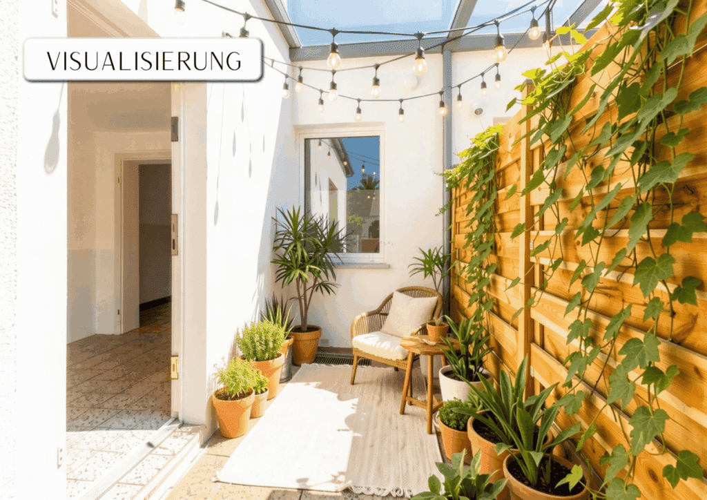 Ausgang Hof - Visualisierung