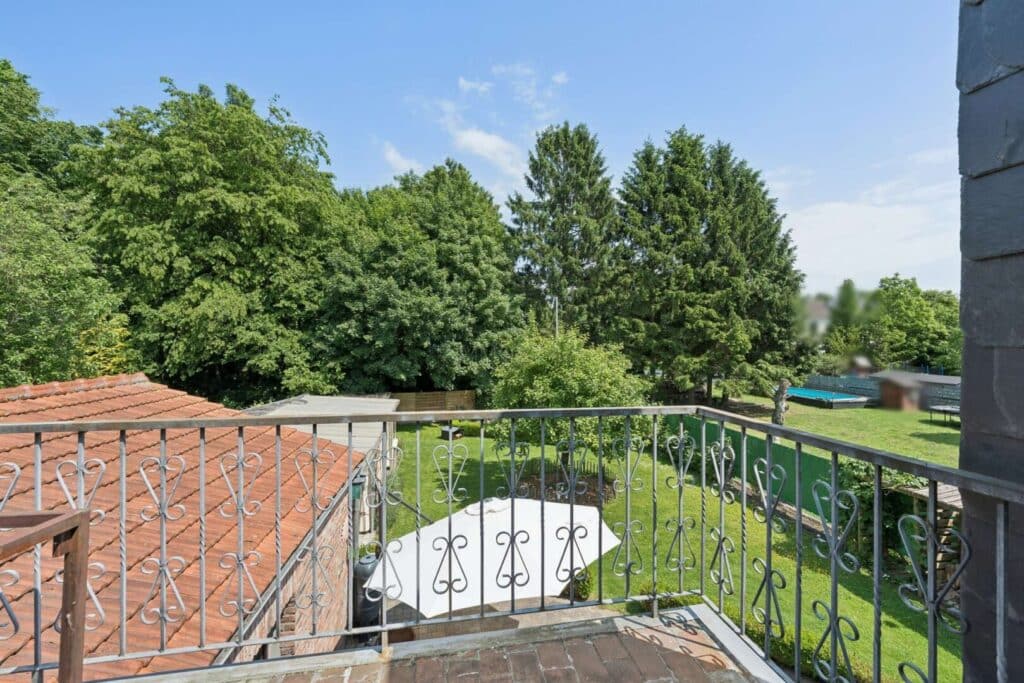 Blick vom Balkon