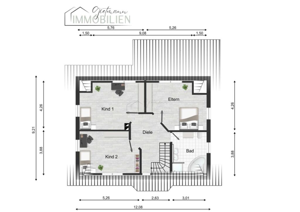 Grundriss Dachgeschoss